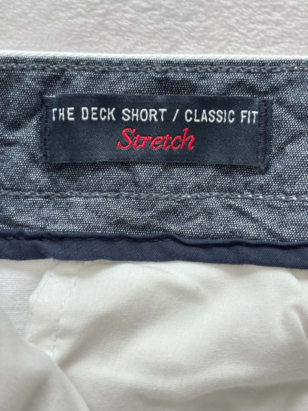 NAUTICA Men's White The Deck Stretch Classic Fit Flat Front Shorts--EUC--36 - Picture 5 of 11